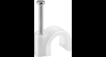 Kopp spijkerclips 16/19 wit 75 stuks