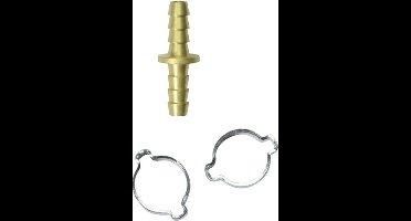 Stanley slangkoppeling 6mm 2-zijdig