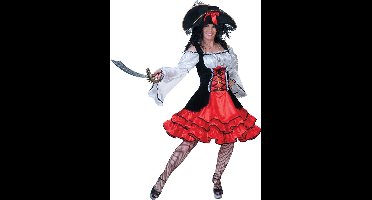 Carnavalskostuum: Piratenvrouw Sailora - Maat 36/38