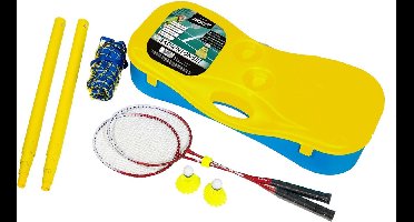 SportX Badminton Net Set - Badmintonnet - In koffer - 3m breed - 154cm hoog