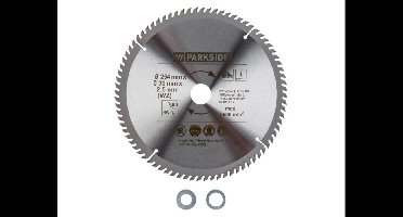 PARKSIDE® Cirkelzaagblad 80 tanden Hout 254mm - Geschikt voor gangbare tafelcirkelzagen (geschikt voor bijv. Parkside, Bosch, Scheppach, enz.)
