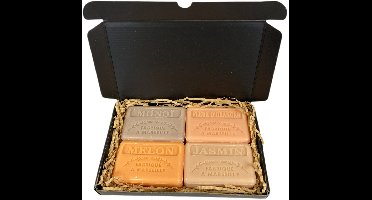 Zeep brievenbuscadeau: Monoi, Meloen, Sinaasappelbloesem, Jasmijn - cadeautje