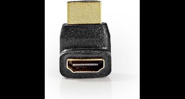 Nedis HDMI-Adapter - HDMI Connector - HDMI Output - Verguld - 270° Gehoekt - ABS - Zwart - 1 Stuks - Doos