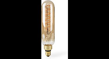 Nedis LED-Filamentlamp E27 - T65 - 8.5 W - 600 lm - 2000 K - Dimbaar - Met Gouden Afwerking - Retrostijl - 1 Stuks