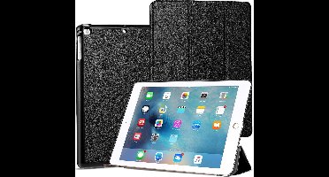 Hoes geschikt voor iPad Air / Air 2 - Trifold Tablet hoes Zwart - Smart Cover - Hoes geschikt voor iPad Air 2 smart cover - Hoes geschikt voor iPad air - Hoes geschikt voor iPad - BookcaseHoes geschikt voor iPad Air / Air 2 9.7 inch