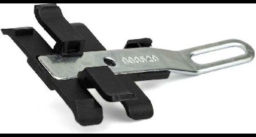 multiclip bevestigingsbeugel kettingkast zilver/zwart