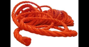 Hofftech Touw Streng 8 mm x 10 meter Bruin - Wit