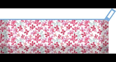 Kangaro etui - Flora Castle - 75x220 mm - tekenetui - K-24020