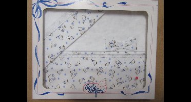 Bebe Confort - Dekbedovertrek - Wieg - Kinderwagen - Wit