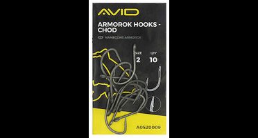 Avid Carp Armorok Hooks - Chod (10 pcs) - Maat : size 8
