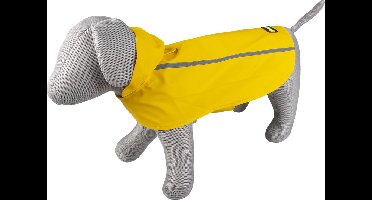 Hondenregenjas reflecterend Geel M - 50cm