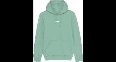 Hoodie heren - Alpha distorted - Wurban Wear | Streetwear | Premium fit | Heren trui | Sweater | Zwart