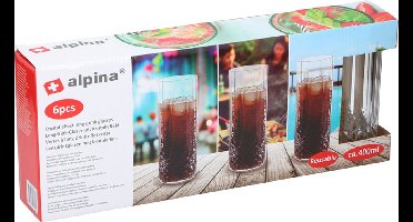Alpina Longdrinkglasset kunststof 400ml