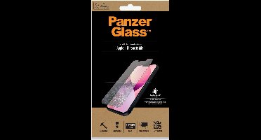 PanzerGlass Screenprotector geschikt voor Apple iPhone 13 Mini Glazen | PanzerGlass Standard Fit Screenprotector - Case Friendly