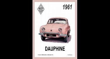 metalen wandplaat Reanult Daupine affiche 30x40 cm
