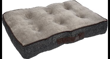 KUSSEN RECHTHOEKIG FLANNEL ERGO L - 88x75cm grijs