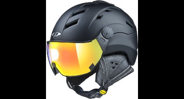 CP Camurai - Skihelm met Vizier - zwart - 58-60/L - Meekleurend Vizier Cat. 1 (/)