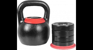 Gorilla Sports Kettlebell - Verstelbaar in gewicht - 8 tot 16 kg