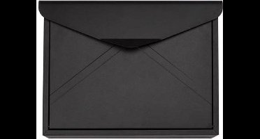 Perel Brievenbus Verona, wand- en paalmontage, envelopvorm, incl. 2 sleutels, afmetingen (H x B x D) 38 x 29 x 11.5 cm, gegalvaniseerd staal, mat zwart