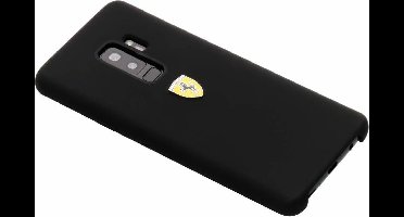 Ferrari Zwart Silicone Hard Case Samsung Galaxy S9 Plus