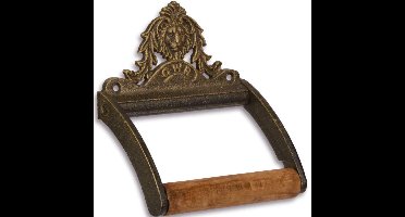 MadDeco - Gietijzeren toiletrolhouder Leeuw - toilet - gietijzer