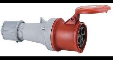 PCE koppeling CEE  63A 5pin female rood - Accessoires