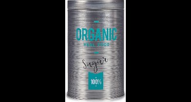 Tin Cirkelvormig Suiker Grijs Blik (10,4 x 18,2 x 10,4 cm)