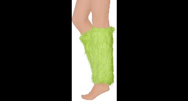 Apollo - Beenwarmers Neon - Beenwarmers carnaval - Fluor Geel - One Size - Beenwarmers dames - Carnavalskleding dames - Feestkleding