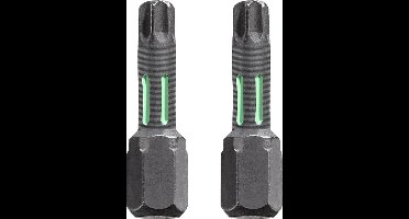 KWB schroefbit T25 - Torx 25 - Torsion - Lengte 25 mm - 1/4" schacht - 122225 - 2 stuks
