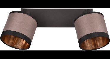 REALITY DAVOS - Spot - Zwart mat - excl. 2x E14 10W