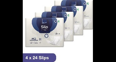 ABENA Incontinentie Slip Premium M2 - Eendelig Verband ter Bescherming van Zwaar Urineverlies en (Dunne) Ontlasting - Perfecte Aansluiting door Flexibele Sluitstrips - 96 Stuks
