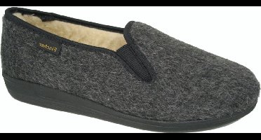 Fischer -Heren - grijs donker - pantoffels & slippers - maat 42