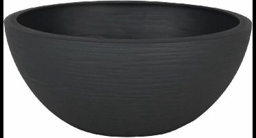 Bloempot EDA Zwart Antraciet Ø 25 cm
