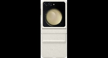 Samsung Galaxy Z Flip5 - Flap ECO-Leather Case - Cream