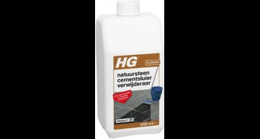 6x HG Natuursteen Cement & Kalksluier Verwijderaar 1 liter