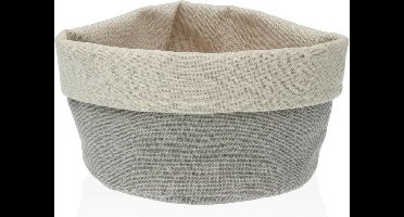 Broodmand Versa Lichtgrijs Textiel (14 x 10 x 17 cm)