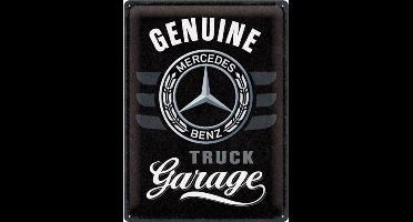 Metalen Bord 30x40 cm Mercedes Daimler Truck - Garage
