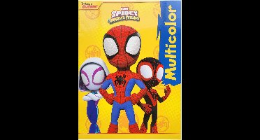 Multicolor Marvel Spidey and His Amazing Friends Kleurboek - 32 Actievolle Kleurplaten - Perfect voor Kleine Superhelden