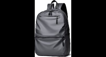 Case2go - Rugzak 15.6 Inch - Rugtas Met Schouderbanden - Extra vakken binnenkant - Waterafstotend - Grijs