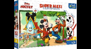 PUZZEL 3 IN 1 MICKEY MOUSE + KLEURPLAAT + VOLGSPEL