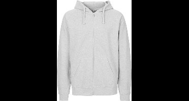 Fairtrade Men's Zip Hoodie met capuchon Ash Grey - XXL