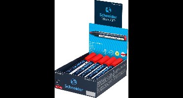 Schneider whiteboardmarker - Maxx 290 - ronde punt - rood - 10 stuks - voor whiteboard en flipover - S-129002-10