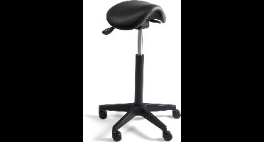 Workliving Zadelkruk Compact - PVC Zitting - Nylon onderstel - Bureaukruk