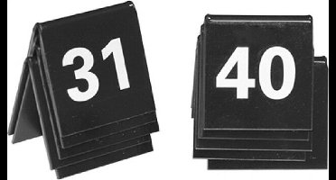 Tafelnummer Set (31T/M40) 880113