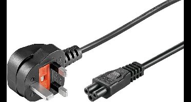 Microconnect PE090810 electriciteitssnoer Zwart 1 m C5 stekker