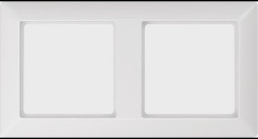 Jung AS500 Afdekraam schakelmateriaal - AS582WW - E32SU