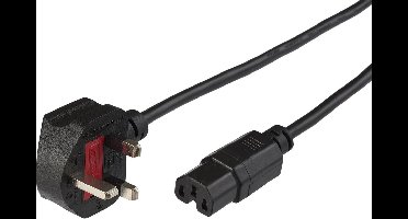 Power Cord UK - C15 2m Black