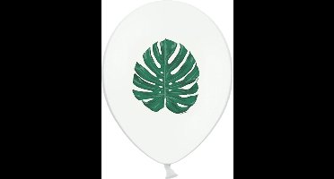 Partydeco - Ballonnen Aloha Leaves (6 stuks)
