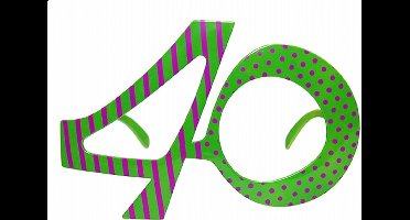 PARTYDECO - 40 jaar bril