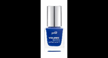 P2 EU Cosmetics Volume Gloss Gel Look Nagellak-Polish 490 Trouble Shooter- Blauw - Blue 12ml